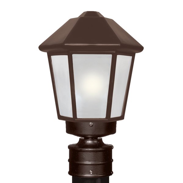 Besa Lighting Costaluz, 3272 Series Post, Bronze 1x75W Incandescent 327298-POST-FR